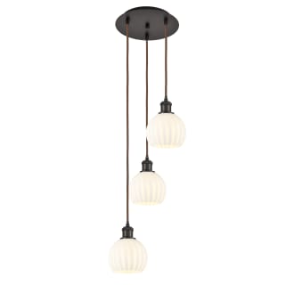 A thumbnail of the Innovations Lighting 113B-3P-13-13 White Venetian Pendant Alternate Image