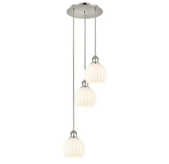 A thumbnail of the Innovations Lighting 113B-3P-13-13 White Venetian Pendant Alternate Image