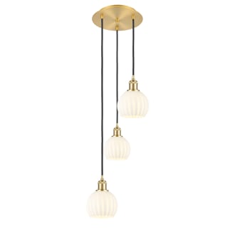 A thumbnail of the Innovations Lighting 113B-3P-13-13 White Venetian Pendant Alternate Image