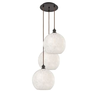 A thumbnail of the Innovations Lighting 113B-3P-14-19 White Mouchette Pendant Alternate Image