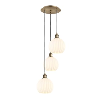 A thumbnail of the Innovations Lighting 113B-3P-31-15 White Venetian Pendant Alternate Image