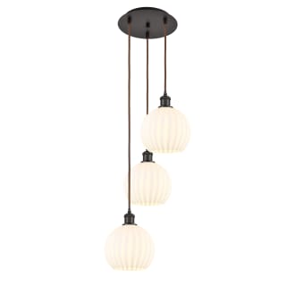 A thumbnail of the Innovations Lighting 113B-3P-31-15 White Venetian Pendant Alternate Image