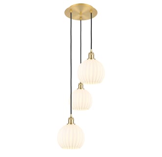 A thumbnail of the Innovations Lighting 113B-3P-31-15 White Venetian Pendant Alternate Image