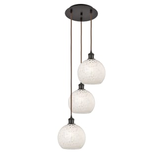 A thumbnail of the Innovations Lighting 113B-3P-36-15 White Mouchette Pendant Alternate Image