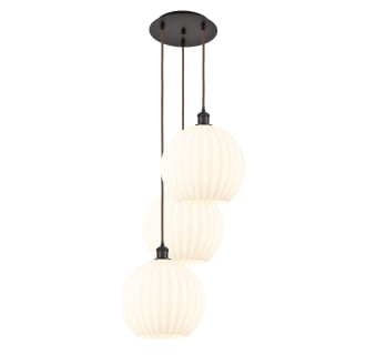 A thumbnail of the Innovations Lighting 113B-3P-39-19 White Venetian Pendant Alternate Image