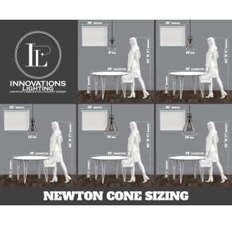 A thumbnail of the Innovations Lighting 410-1PM-11-10 Newton Cone Pendant Alternate Image