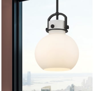 A thumbnail of the Innovations Lighting 410-1SM-15-10 Newton Sphere Pendant Alternate Image