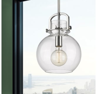 A thumbnail of the Innovations Lighting 410-1SM-15-10 Newton Sphere Pendant Alternate Image