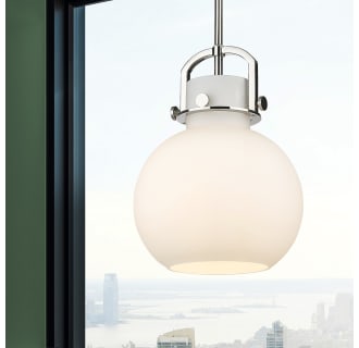 A thumbnail of the Innovations Lighting 410-1SM-15-10 Newton Sphere Pendant Alternate Image