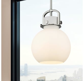 A thumbnail of the Innovations Lighting 410-1SM-15-10 Newton Sphere Pendant Alternate Image