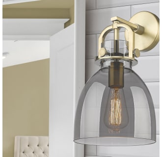 A thumbnail of the Innovations Lighting 410-1W-15-8 Newton Bell Sconce Alternate Image