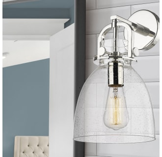 A thumbnail of the Innovations Lighting 410-1W-15-8 Newton Bell Sconce Alternate Image