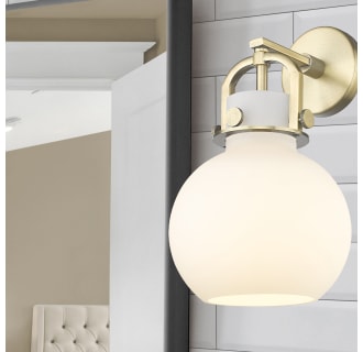 A thumbnail of the Innovations Lighting 410-1W-5-8 Newton Sphere Sconce Alternate Image