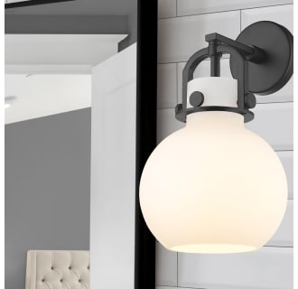 A thumbnail of the Innovations Lighting 410-1W-5-8 Newton Sphere Sconce Alternate Image