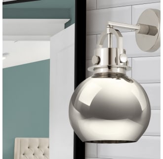 A thumbnail of the Innovations Lighting 410-1W-5-8 Newton Sphere Sconce Alternate Image