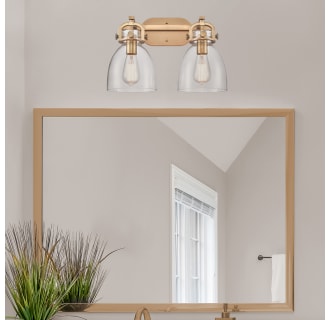 A thumbnail of the Innovations Lighting 410-2W-12-17 Newton Bell Vanity Alternate Image