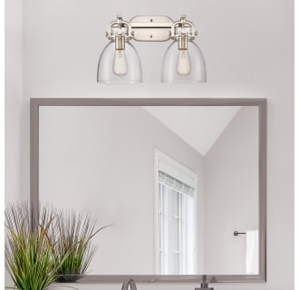 A thumbnail of the Innovations Lighting 410-2W-12-17 Newton Bell Vanity Alternate Image