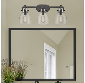 A thumbnail of the Innovations Lighting 410-3W-12-27 Newton Bell Vanity Alternate Image