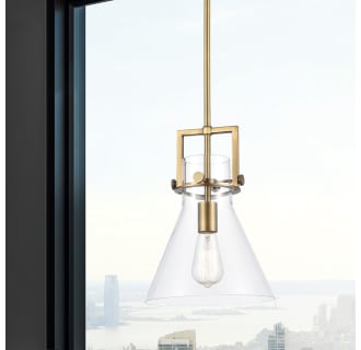 A thumbnail of the Innovations Lighting 411-1SM-14-10 Newton Cone Pendant Alternate Image