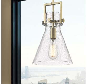 A thumbnail of the Innovations Lighting 411-1SM-14-10 Newton Cone Pendant Alternate Image