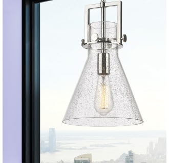 A thumbnail of the Innovations Lighting 411-1SM-14-10 Newton Cone Pendant Alternate Image