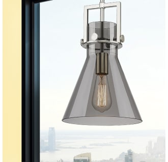 A thumbnail of the Innovations Lighting 411-1SM-14-10 Newton Cone Pendant Alternate Image