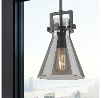 A thumbnail of the Innovations Lighting 411-1SS-11-8 Newton Cone Pendant Alternate Image