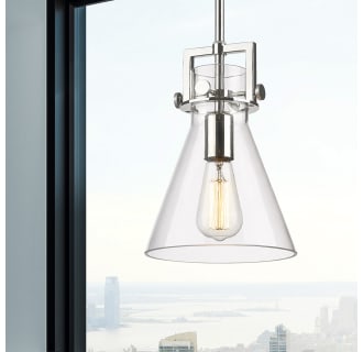 A thumbnail of the Innovations Lighting 411-1SS-11-8 Newton Cone Pendant Alternate Image