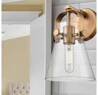 A thumbnail of the Innovations Lighting 423-1W-10-7 Pilaster II Cone Sconce Alternate Image