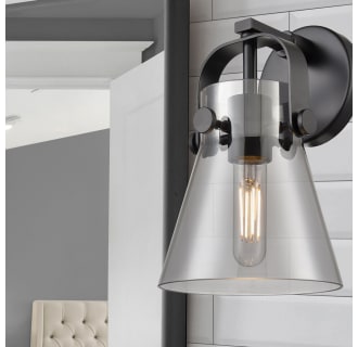 A thumbnail of the Innovations Lighting 423-1W-10-7 Pilaster II Cone Sconce Alternate Image