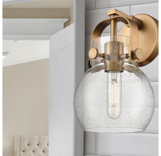 A thumbnail of the Innovations Lighting 423-1W-10-7 Pilaster II Sphere Sconce Alternate Image