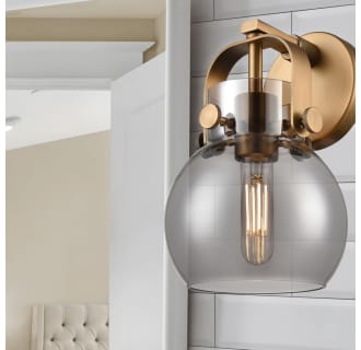 A thumbnail of the Innovations Lighting 423-1W-10-7 Pilaster II Sphere Sconce Alternate Image