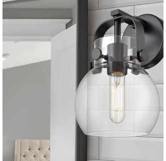 A thumbnail of the Innovations Lighting 423-1W-10-7 Pilaster II Sphere Sconce Alternate Image