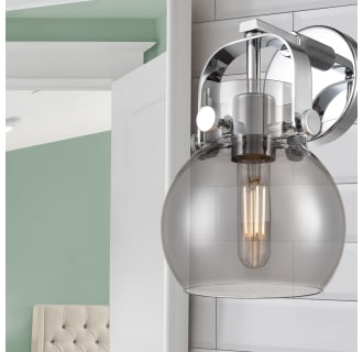 A thumbnail of the Innovations Lighting 423-1W-10-7 Pilaster II Sphere Sconce Alternate Image