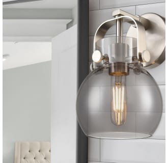 A thumbnail of the Innovations Lighting 423-1W-10-7 Pilaster II Sphere Sconce Alternate Image