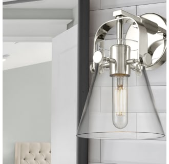 A thumbnail of the Innovations Lighting 423-1W-5-7 Pilaster II Cone Sconce Alternate Image