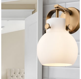 A thumbnail of the Innovations Lighting 423-1W-5-7 Pilaster II Sphere Sconce Alternate Image