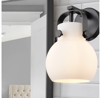 A thumbnail of the Innovations Lighting 423-1W-5-7 Pilaster II Sphere Sconce Alternate Image