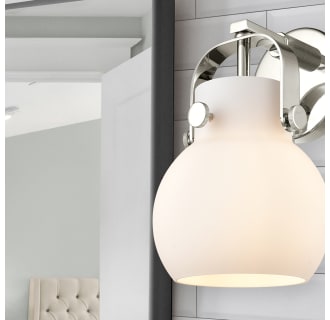 A thumbnail of the Innovations Lighting 423-1W-5-7 Pilaster II Sphere Sconce Alternate Image