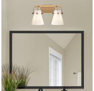 A thumbnail of the Innovations Lighting 423-2W-10-17 Pilaster II Cone Vanity Alternate Image