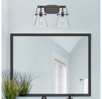 A thumbnail of the Innovations Lighting 423-2W-10-17 Pilaster II Cone Vanity Alternate Image