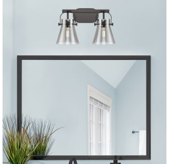 A thumbnail of the Innovations Lighting 423-2W-10-17 Pilaster II Cone Vanity Alternate Image