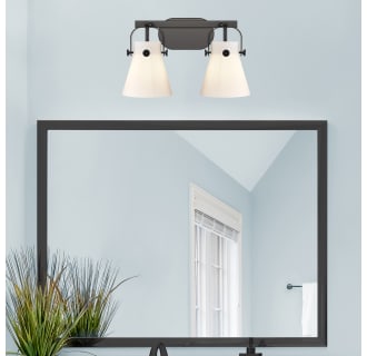 A thumbnail of the Innovations Lighting 423-2W-10-17 Pilaster II Cone Vanity Alternate Image