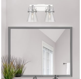 A thumbnail of the Innovations Lighting 423-2W-10-17 Pilaster II Cone Vanity Alternate Image