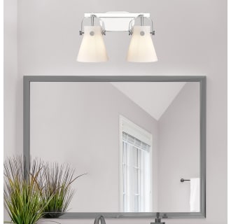 A thumbnail of the Innovations Lighting 423-2W-10-17 Pilaster II Cone Vanity Alternate Image