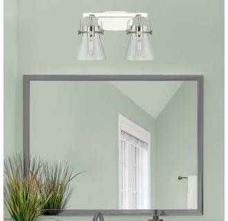 A thumbnail of the Innovations Lighting 423-2W-10-17 Pilaster II Cone Vanity Alternate Image