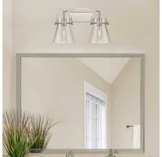 A thumbnail of the Innovations Lighting 423-2W-10-17 Pilaster II Cone Vanity Alternate Image