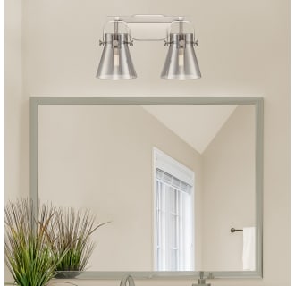 A thumbnail of the Innovations Lighting 423-2W-10-17 Pilaster II Cone Vanity Alternate Image