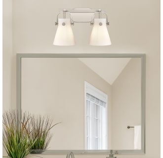 A thumbnail of the Innovations Lighting 423-2W-10-17 Pilaster II Cone Vanity Alternate Image