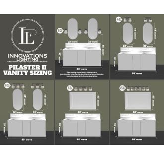 A thumbnail of the Innovations Lighting 423-4W-10-37 Pilaster II Bell Vanity Alternate Image